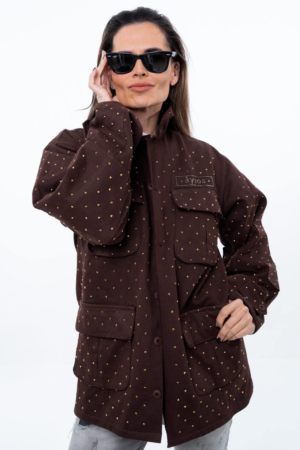 KOV00367-980x1470 Brown Festive Gold Diamonds - Image 1