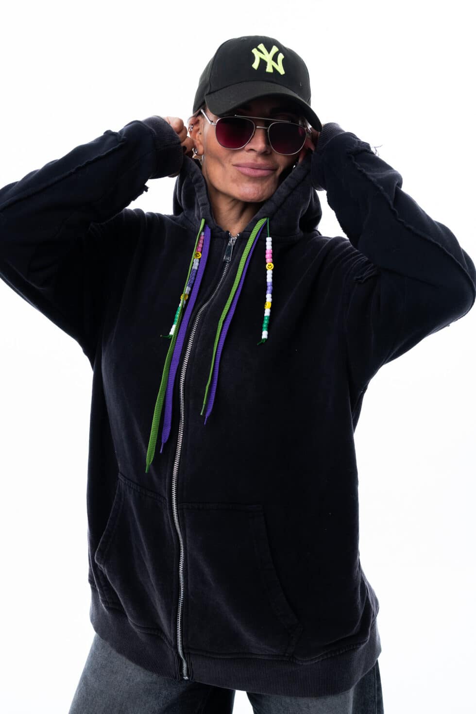 KOV09188-980x1470 Hoodie Heart black - Image 1