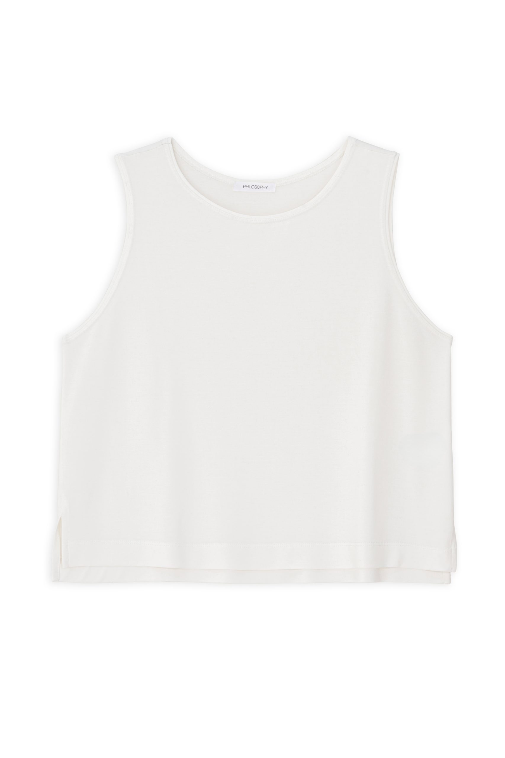 5175 Αμάνικο τοπ λευκό - Image 1