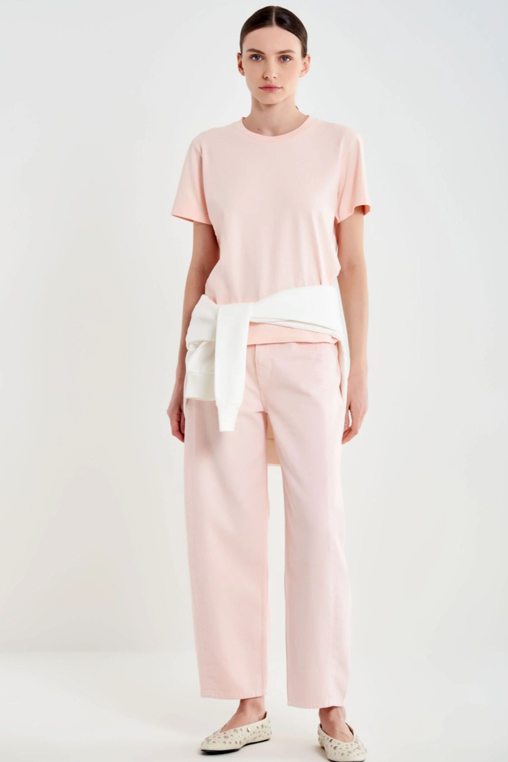 Untitled design(83) Κοντομάνικο τοπ Serafina blush pink - Image 1