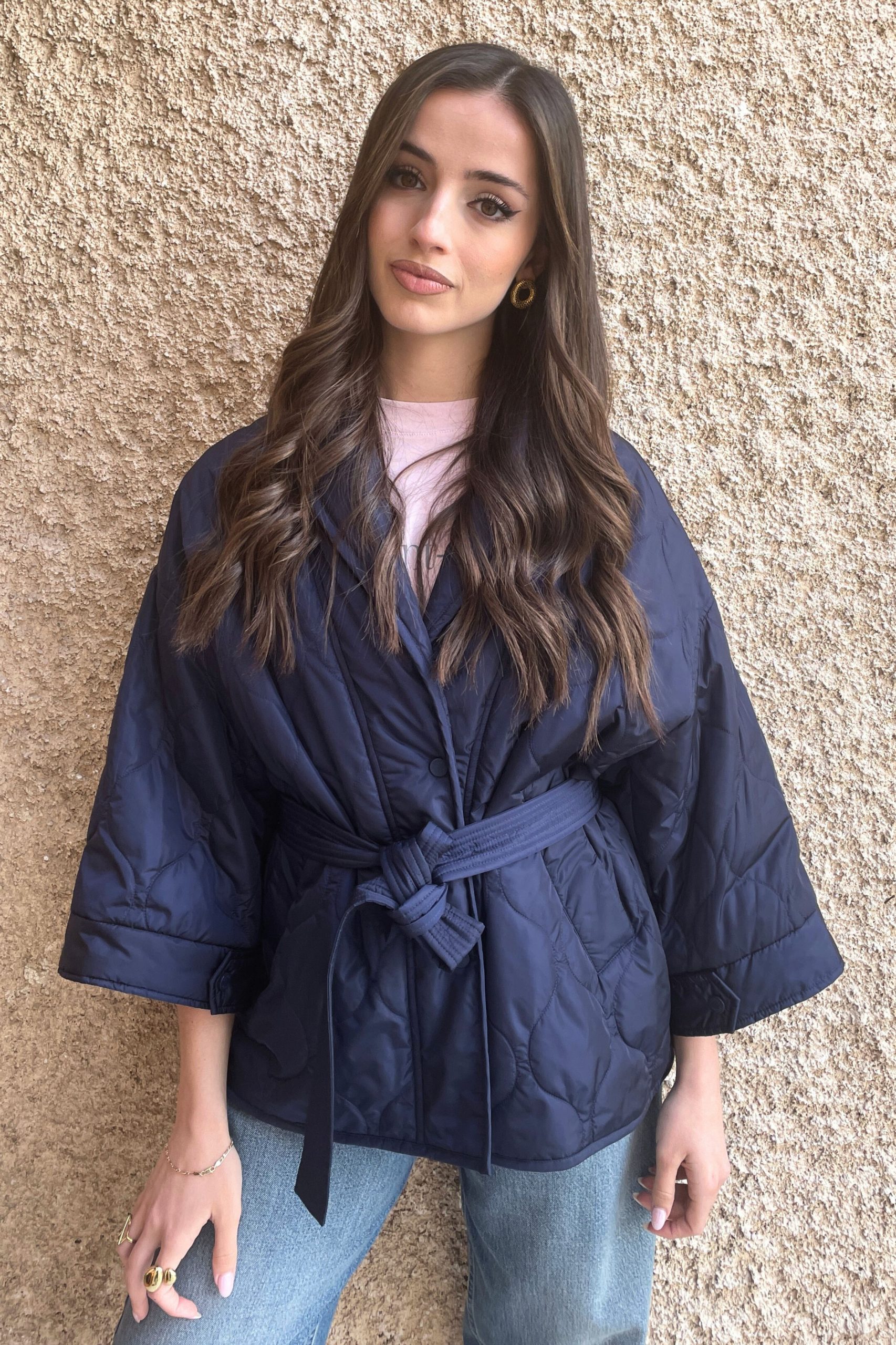 e-shop(8) Λεπτό τζάκετ Fiorella σκούρο μπλε - Image 1