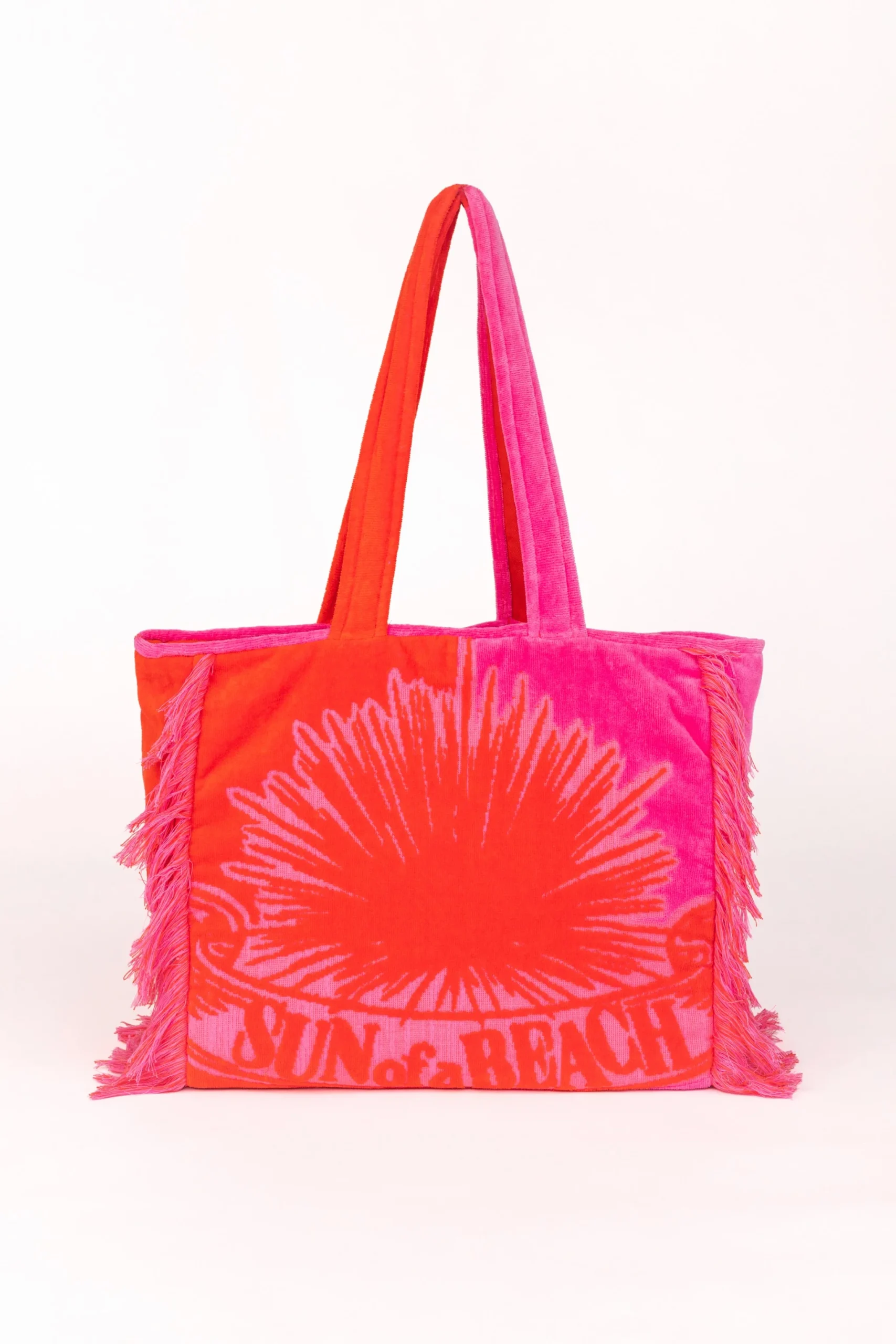 orange-bubblegum-bicolor-terry-velvet-bag_4 Bicolor Velvet Bubblegum Orange - Image 1
